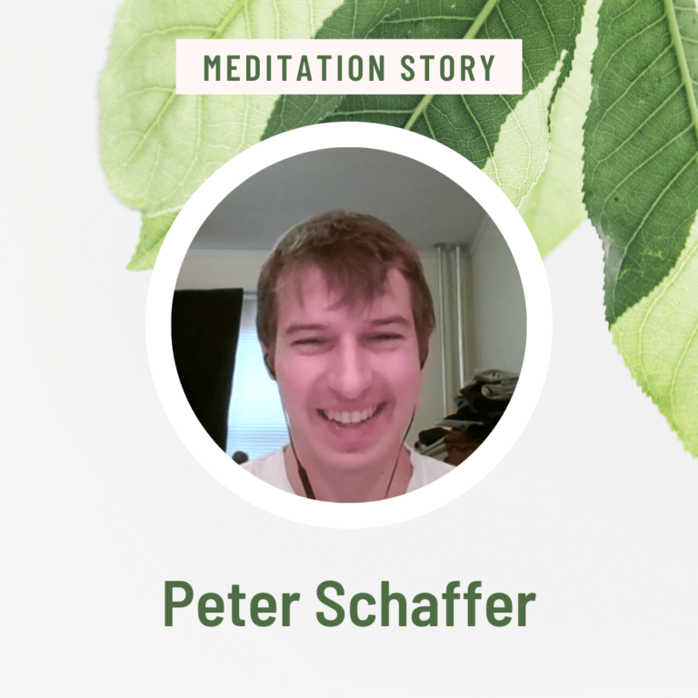 Meditation helped me gain happiness and confidence